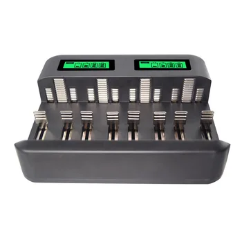 

Smart Office Independent Portable USB Universal Battery Charger LCD Display Short Circuit Protection Electronic For AA C D Size