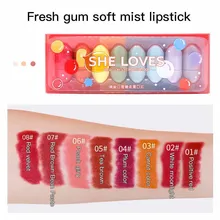 8 Colors Mini Matte Capsule Lipstick Velvet Matte Waterproof And Not Easy To Fade Moisturizing Lipstick For Women Cosmetic TSLM1