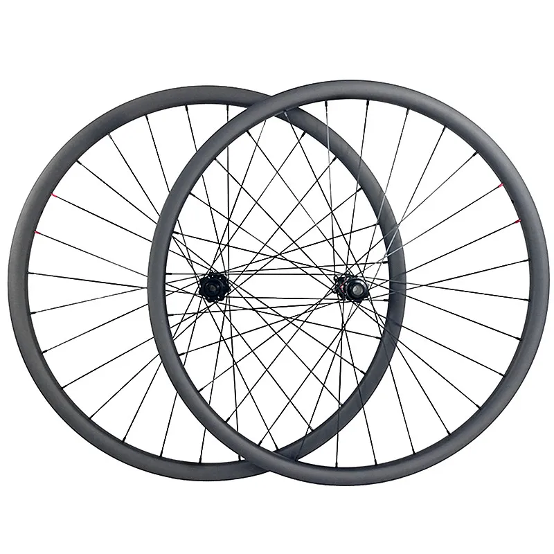 

29er MTB XC 27mm wide 25mm deep 1210g SUPER LIGHT carbon BOOST wheelset clincher tubeless straight pull mountain wheels 11s 12s
