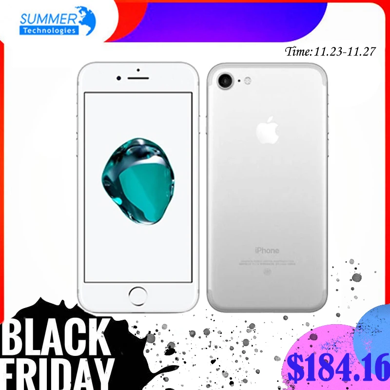 Original Apple iPhone 7 Mobile Phone 2GB RAM 32
