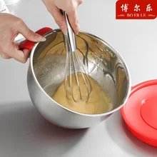 SST миска для смешивания углубленного толстого сливочного умывальника, противоскользящая брызгозащитная крышка, инструмент для выпечки, для перемешивания торта, бытовой