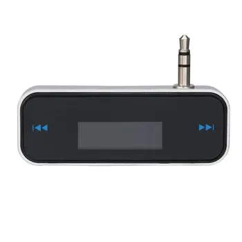 

Car MP3 Player 3.5mm In-car FM Transmitter For iPhone 6 5 5S 5C/iPod Touch5/ipad 4 Mini Wireless Transmitter