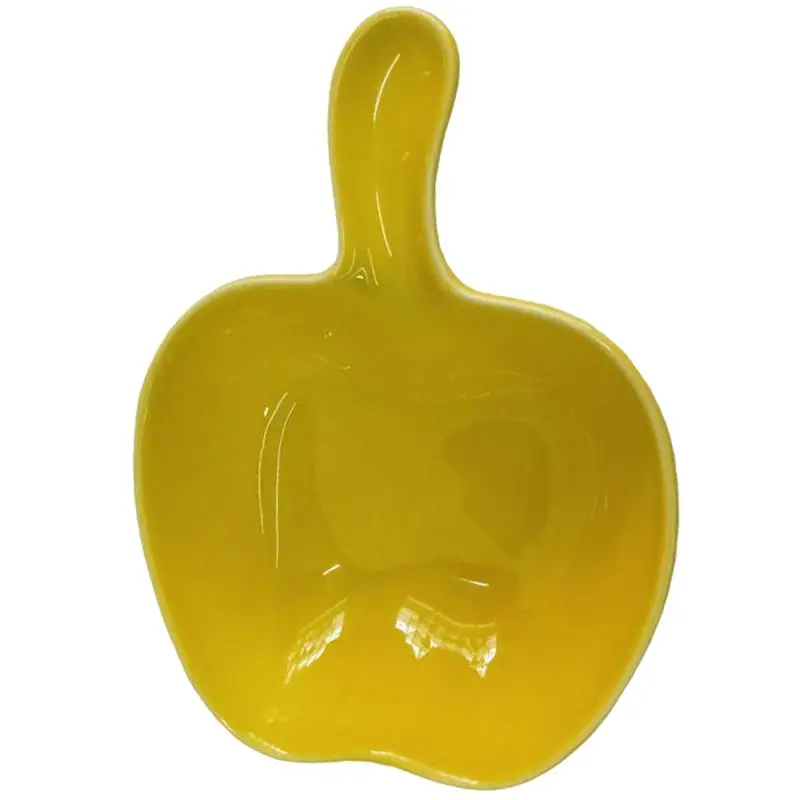 1pc Durable Ceramics Fruit Salad Bowl for Bakery Home Kitchen