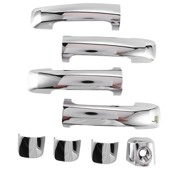 

Chrome Car Door Handle Cover Trim Frame Sticker Accessories Outer Door Handle Shell Decorative Frame for Toyota 2014+