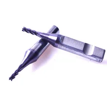 2 шт./лот Вольфрамовая сталь 4 зубья карбида 2,0 мм Концевая фреза сверло для V8/X6 копировально-фрезерный станок для обработки замочных ключей