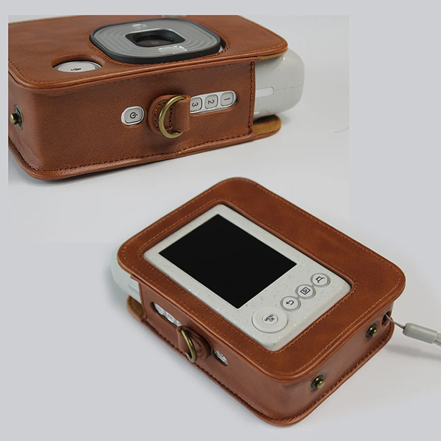 Портативный PU кожаный чехол сумка для камеры Fuji Instax Mini LiPlay фотография Поляроида с
