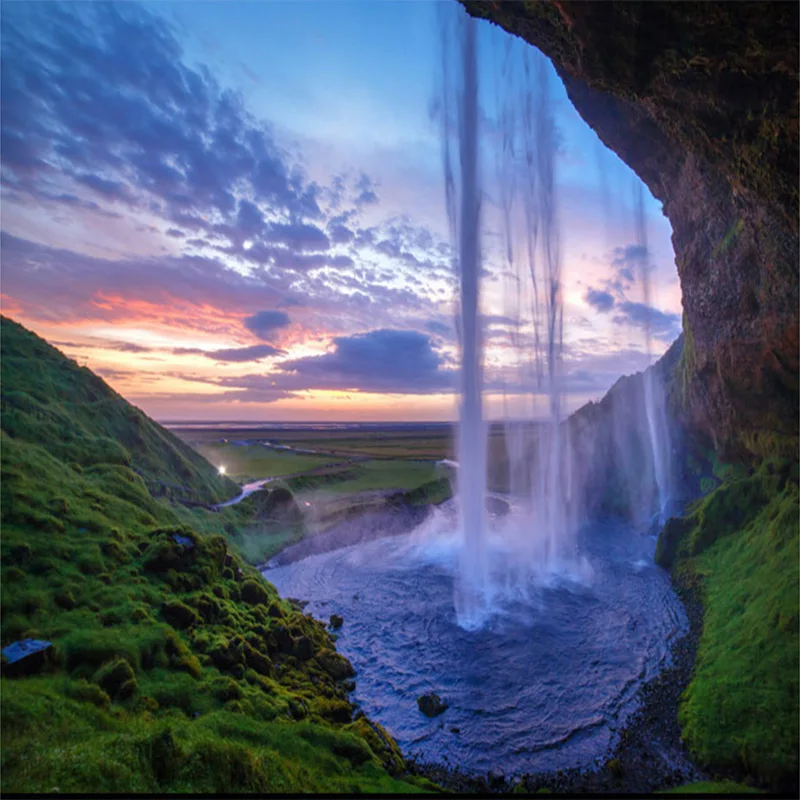 3D-Wallpaper-Beautiful-Sunset-Waterfall-Photo-Wall-Mural-Living-Room-Dining-Room-Backdrop-Wall-Paper-Modern (2)