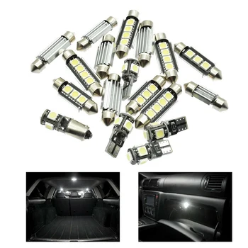 

18pcs/set Light Bulb For Volvo XC90 2003-2011 Interior LED Light DC 12V Kit