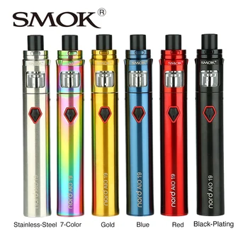 

New Original SMOK Nord 19 AIO Starter Kit with 1300mAh Battery & 2ml Tank & 0.6ohm Mesh Coil Vape Pen Kit Vs Pen 22 / Stick V8