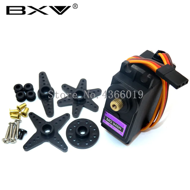 Servos Digital MG995 MG996R MG996 MG945 MG946 MG946R сервопривод с металлическими шестернями для Futaba JR модель вертолета на дистанционном управлении лодки для UNO diy - Цвет: MG946