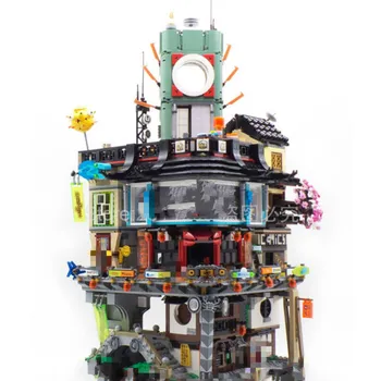 

70620 Ninja City Ninja Movie 06066 4953pcs Masters of Spinjitzu Model Building Block Bricks Toys Children Gifts