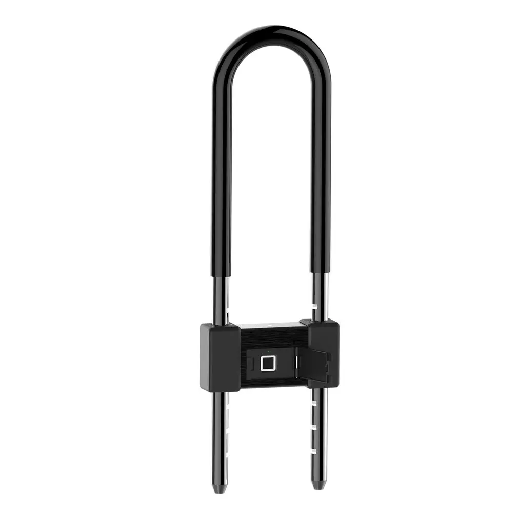 Умный USB замок для подзарядки отпечатков пальцев L12 u-образный замок супер cpu водонепроницаемый IP65 Противоугонный замок для безопасности дверной велосипедный замок