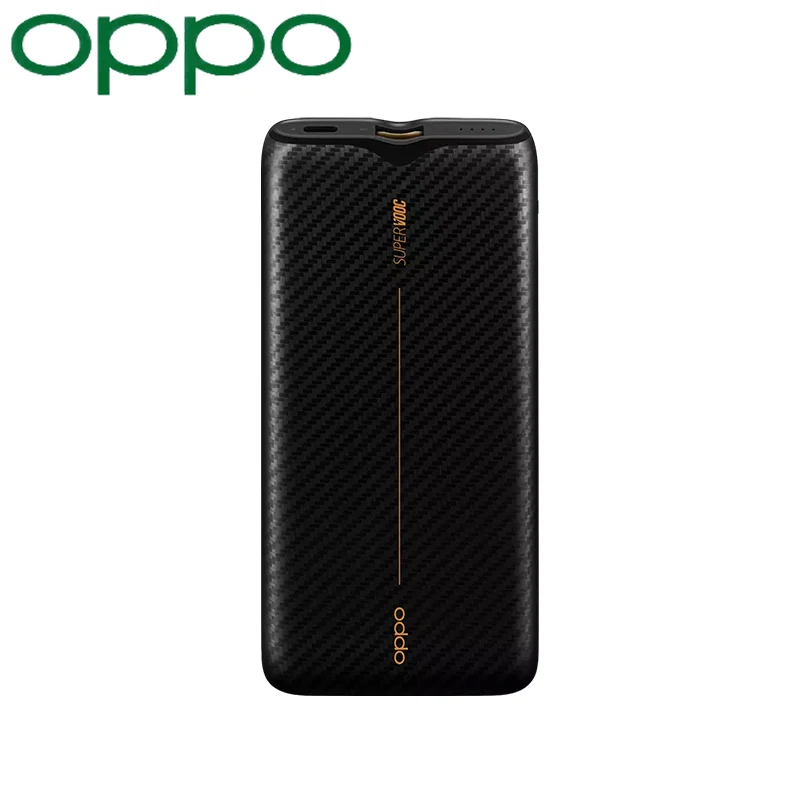 Оригинальный Универсальный 50 Вт OPPO Super VOOC внешний аккумулятор резервная батарея
