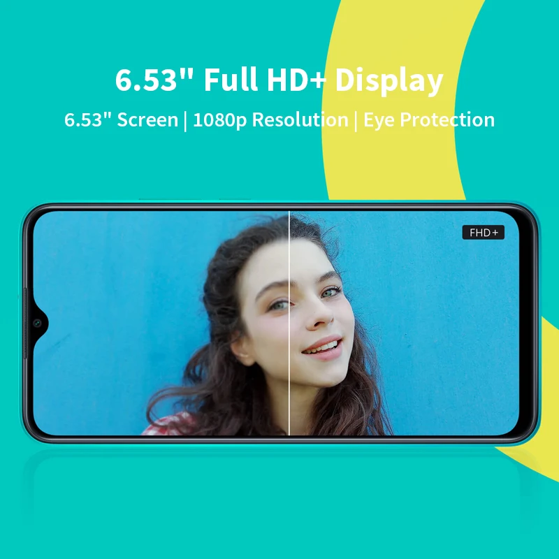 Version mondiale Xiaomi Redmi 9 Smartphone 3 go 32 go Helio G80 Octa Core 13MP AI caméra 6.53 