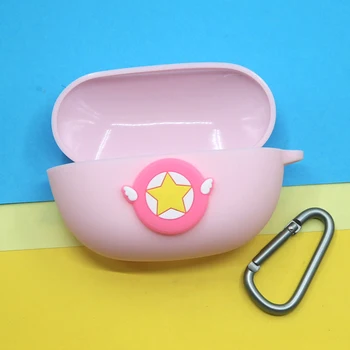 

Cute Cartoon Silicone Cover for Sony WF-SP800N Case Bluetooth Earphone Protect Accessories Headphone Box Portable Bag Keyring