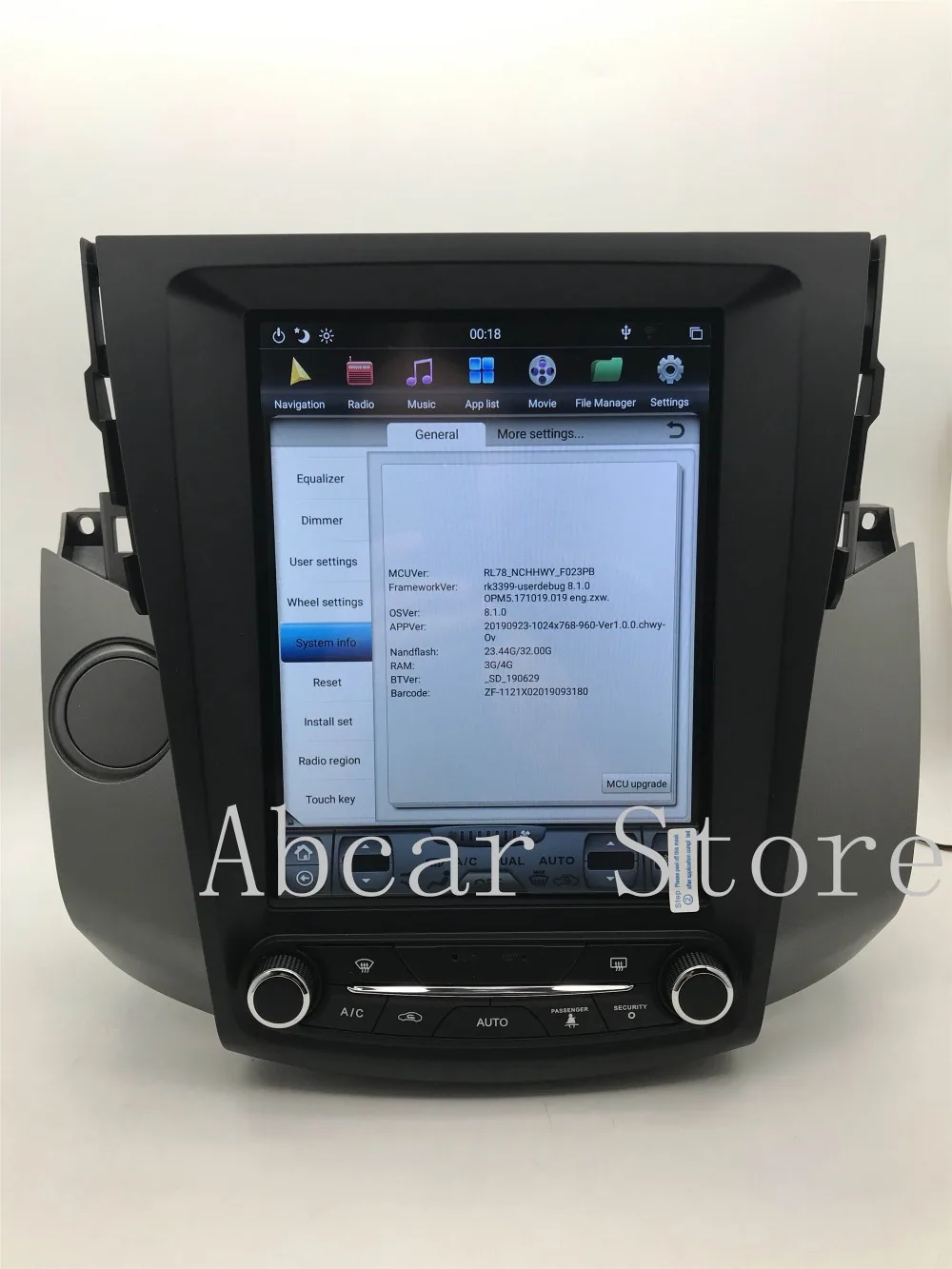 10,4 ''Tesla стиль Android 8,1 автомобильный dvd-плеер gps навигация для Toyota RAV4 RAV 4 2006-2012 PX6 CARPLAY стерео Мультимедиа Радио