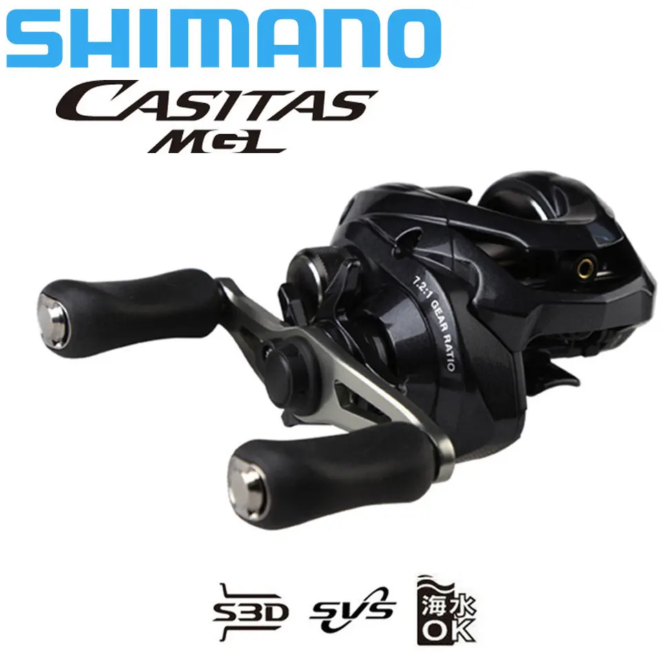 

SHIMANO CASITAS MGL Baitcasting Fishing reel 100/100HG/101/101HG 6.3/7.2 4+1BB Power strength body Smooth light fishing reels
