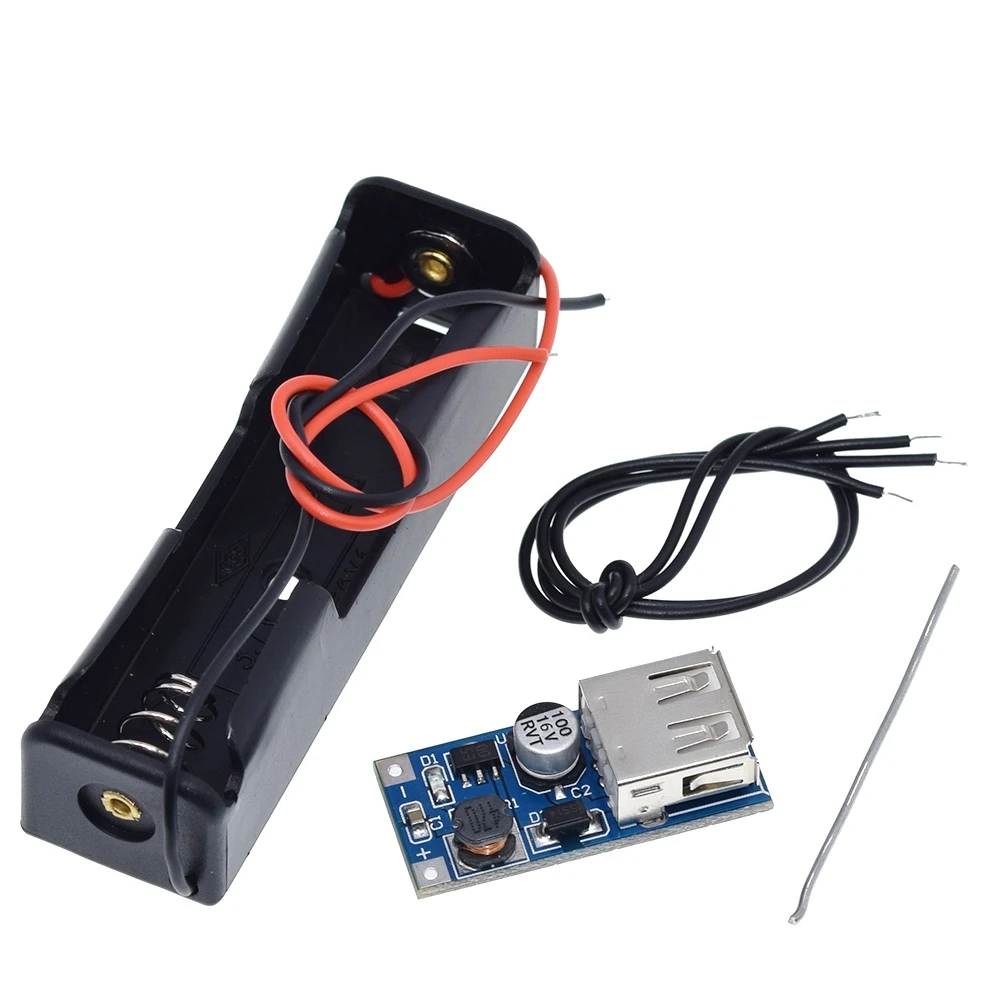 DIY Kit Micro USB 5V 1A 18650 TP4056 модуль зарядного устройства литиевой батареи+ 600MA SB мобильный Мощность Boost доска+ 18650 Батарея Коробка Чехол