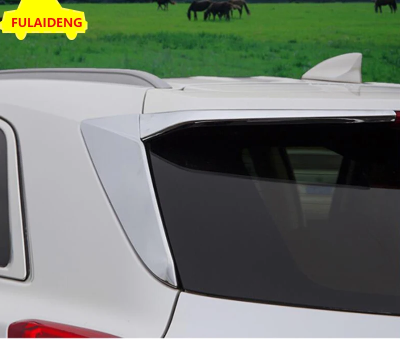 4pcs For Cadillac XT5- Trunk Rear Spoiler Wing D column decorative cover trim Car Styling Accessories