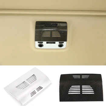 

ABS chrome / carbon fiber style For BMW E90 3 Series 2005-12 accessories Car Roof Seat Reading Light Dome Lamp Frame Cover Trim