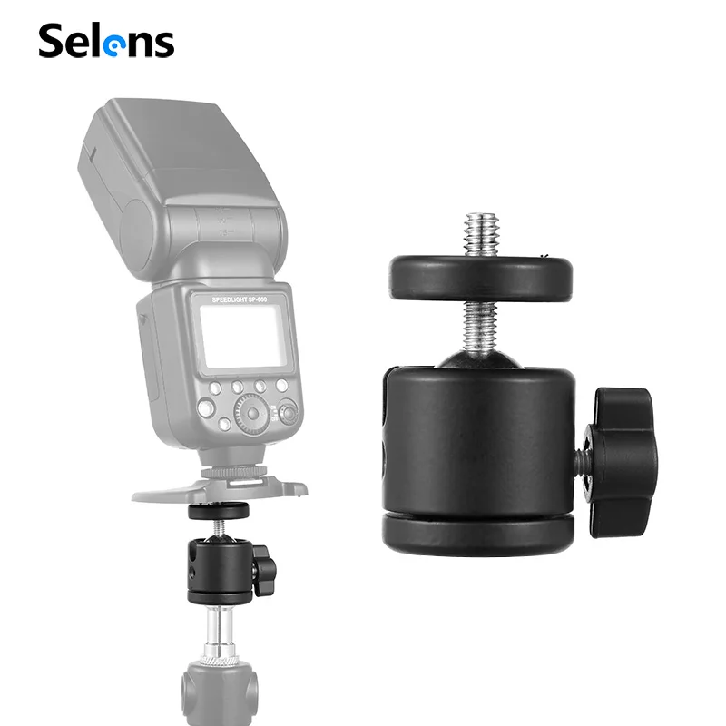 Штатив Selens с мини шаровой головкой 1/4 дюйма для камеры штатив Nikon Canon DSLR Camera Dsr