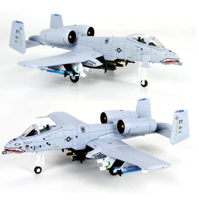 

1/100 scale American A10 Fighter attack military aircraft Static Diecast Metal airplane model show collection Collection Toys