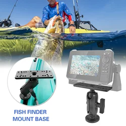 360 Degree Swivel Ball Mount Marine Kayak Electronic Fish Finder Mount Base Fishfinder GPS Plate Rotating Boat GPSMAP Supporter
