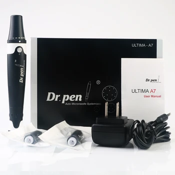 

New Dr Pen A7 Rechargeable Wireless Anti-Aging Facail Scar Acne Wrinkle Removal Skin Care Beauty Tools with 12 pins Needles