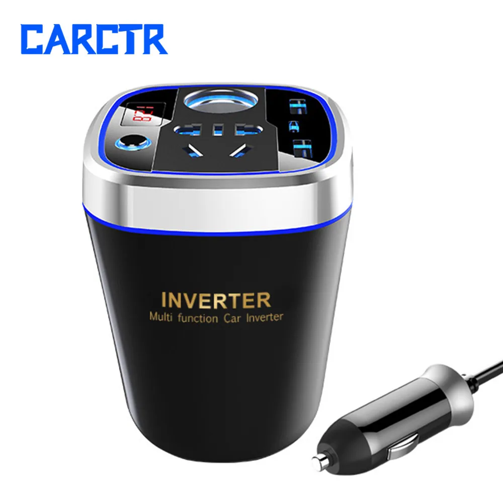 NEUE 2,1 EIN Auto Inverter 150W High Power 12V Zu 220V Konverter Drei USB Port Auto Ladegerät transformator Buchse Power Converter 7512 NEUE 2,1 EIN Auto Inverter 150W High Power 12V Zu 220V Konverter Drei USB Port Auto Ladegerät transformator Buchse Power Converter 7512