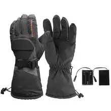 M/XL зимние перчатки с подогревом на батарейках перчатки с подогревом перчатки с контролем температуры для спорта на открытом воздухе
