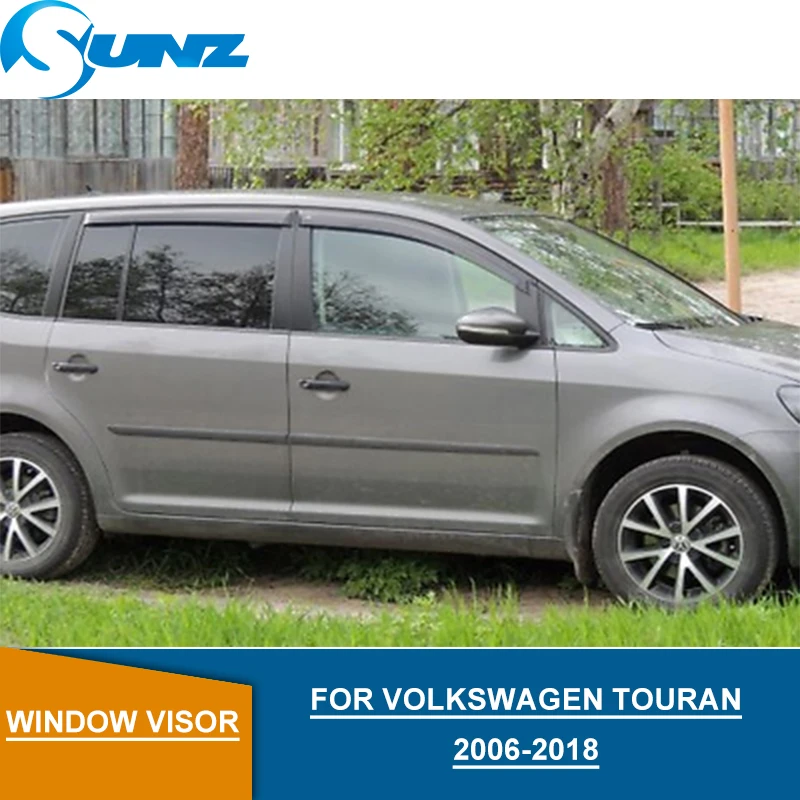 Для Volkswagen VW TOURAN 2006- оконный козырек дефлекторы защита от дождя для VW TOURAN 2006- аксессуары SUNZ