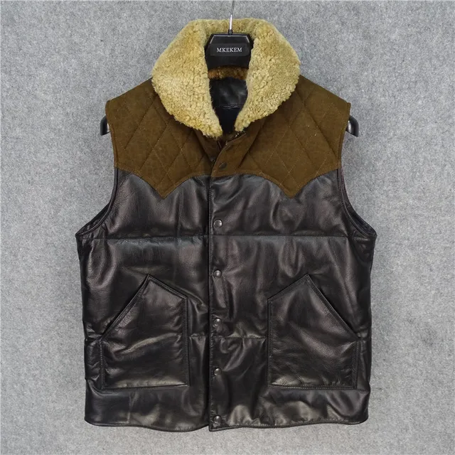 goose feather vest