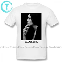 Monica Bellucci футболка XXX графическая футболка потрясающая 100 хлопок короткий рукав Мужская футболка