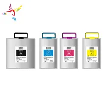 4 упаковки T9741-T9744 C869 совместимый чернильный пакет с чипами для Epson Workforce PRO WF-C869R Series C869RD3TWFC/C860