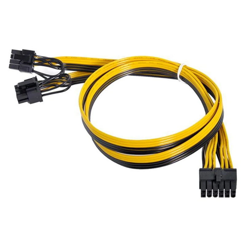 12Pin to Dual 8Pin(6+2Pin) PCI Express GPU Graphics Card Power Supply