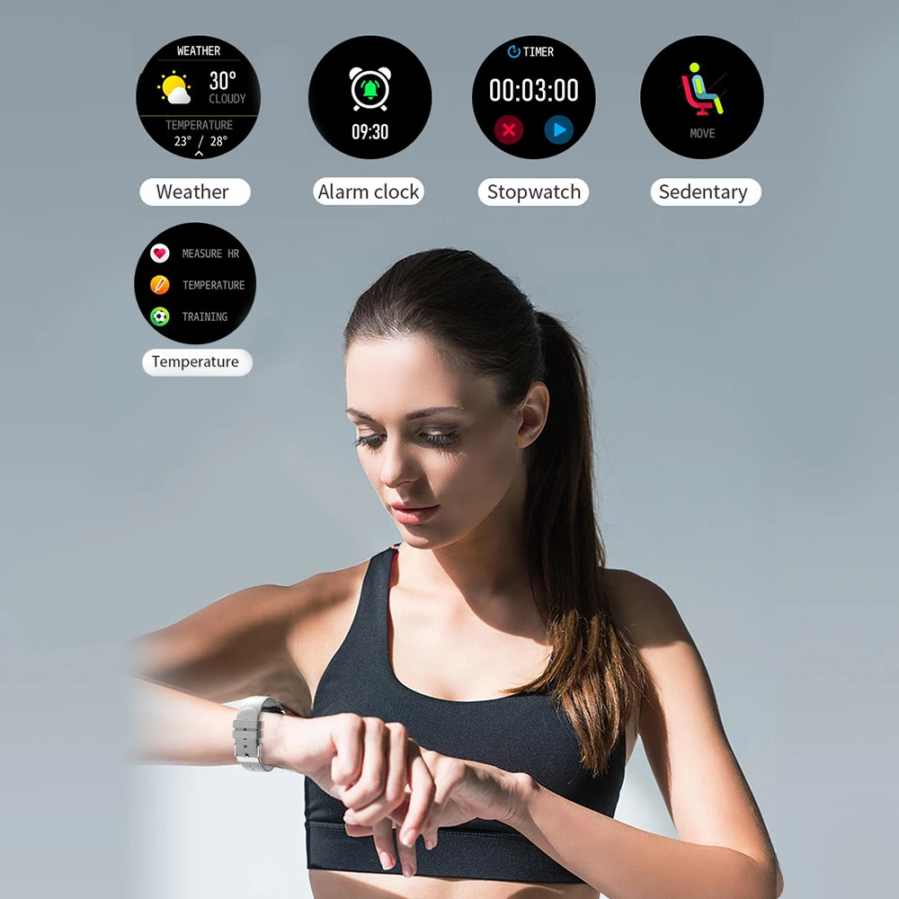 Smart watch, remote monitoring, alarm clock and information push. At the same time, smart watch, remote monitoring, camera, glasses and push notification.