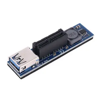 

PCI-E Riser Mini PCIE to PCI-E X1 Extension Port SATA Adapter Expansion Card K1AB