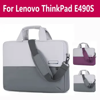 

For Lenovo Thinkpad E490s Waterproof Laptop Shoulder Messenger Bag Notebook Case Cover Computer Briefcase