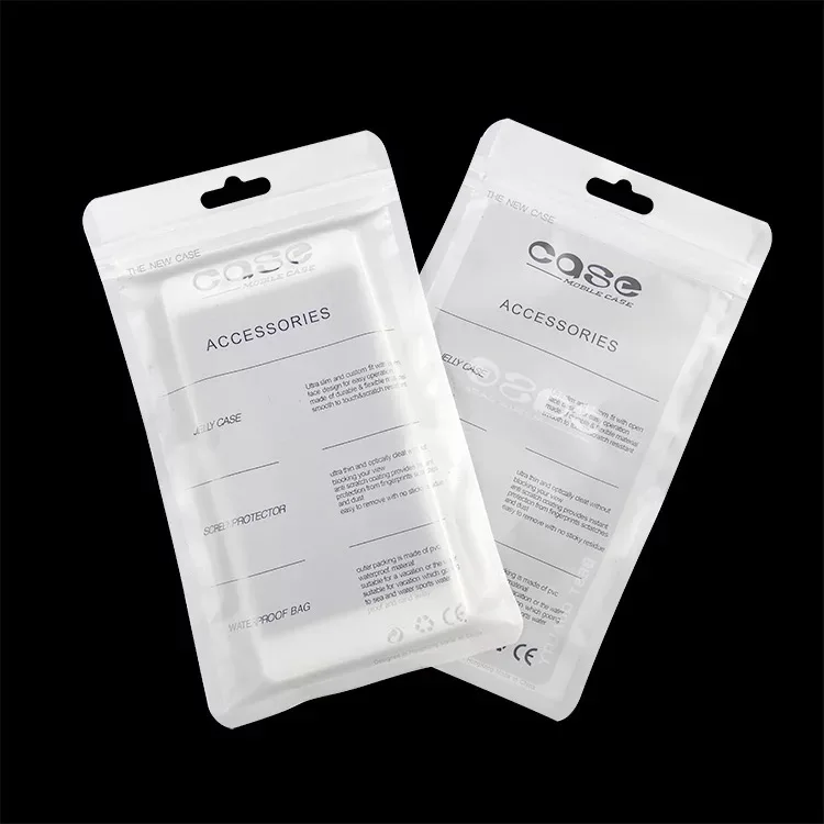 

1000pcs/lot White14x23cm Plastic zipper Bag Cell Phone Mobile Phone Case Cover Packaging Package Zip lock accessories earphone
