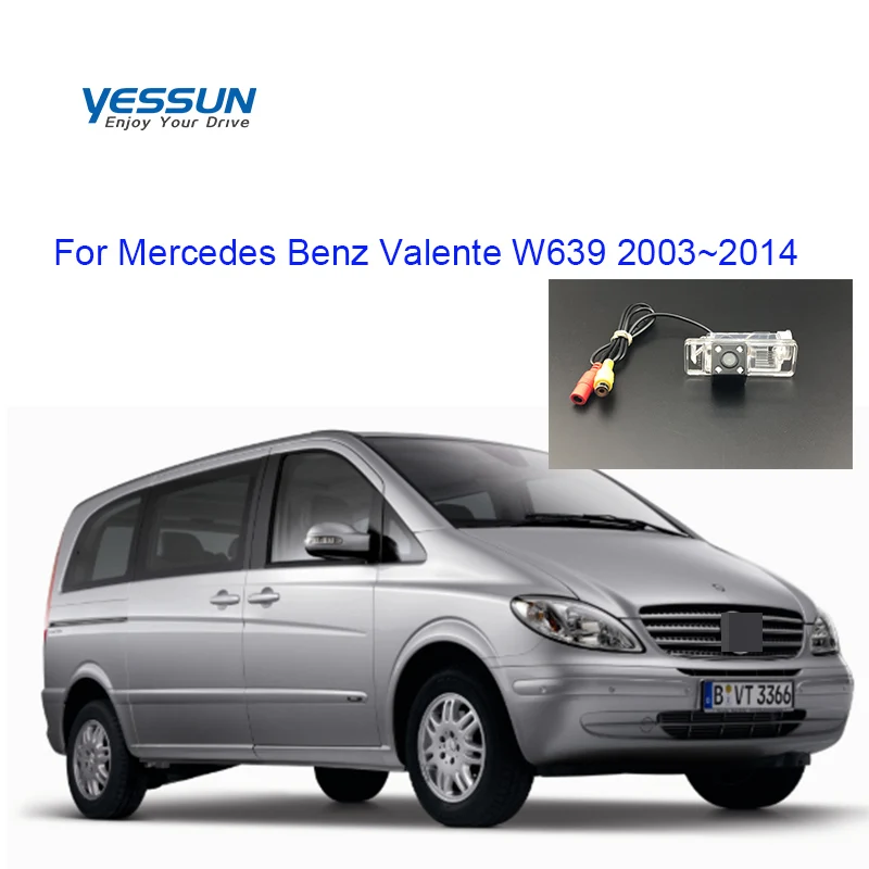 Yessun камера заднего вида для Mercedes Benz Valente W639 2003 2004 2005 2006 2007 ~ 2014 Камера вида/камера