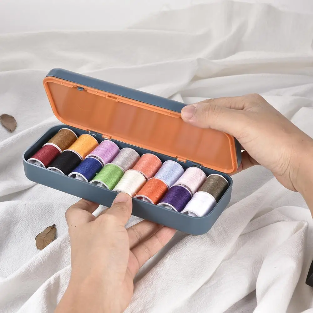 51PCS/Set Household Sewing Box Set Portable Multi-function Sewing Kit Hand Sewing Needle Storage Box