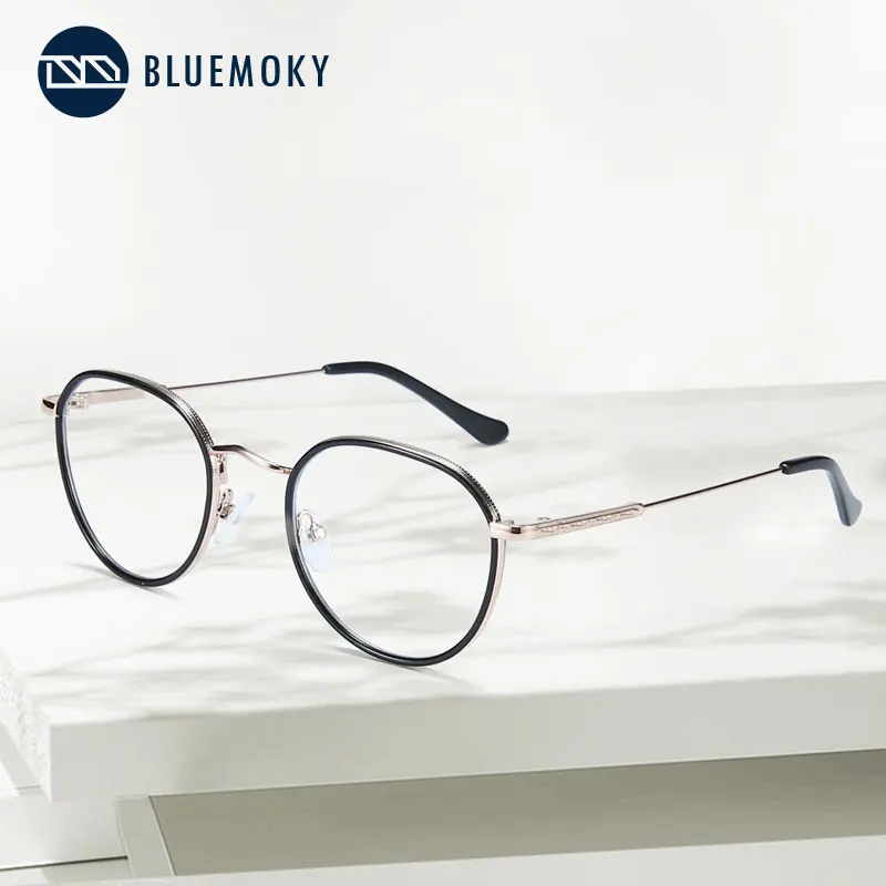 Occhiali Mezzo Telaio Per Miopia - Lenti Chiare Da Computer Con Gradazione Da -1.0 A -4.0 - Foto 10