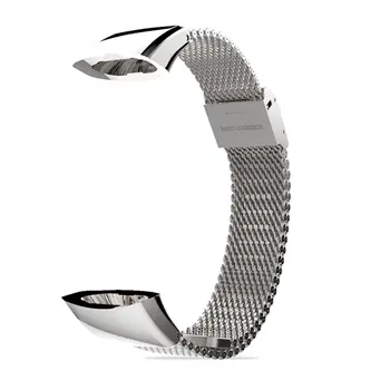 

Mijobs Milanese Metal Strap 155-255mm Watch Band Wristband Stainless Steel Bracelets for Huawei Honor 3 Band Smart Accessories