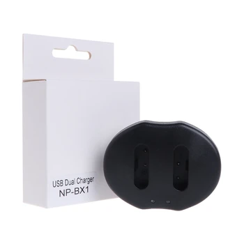 

NP-BX1 Dual USB Battery Charger For Sony RX100 II III HDR-AS100V AS15/10 Camera