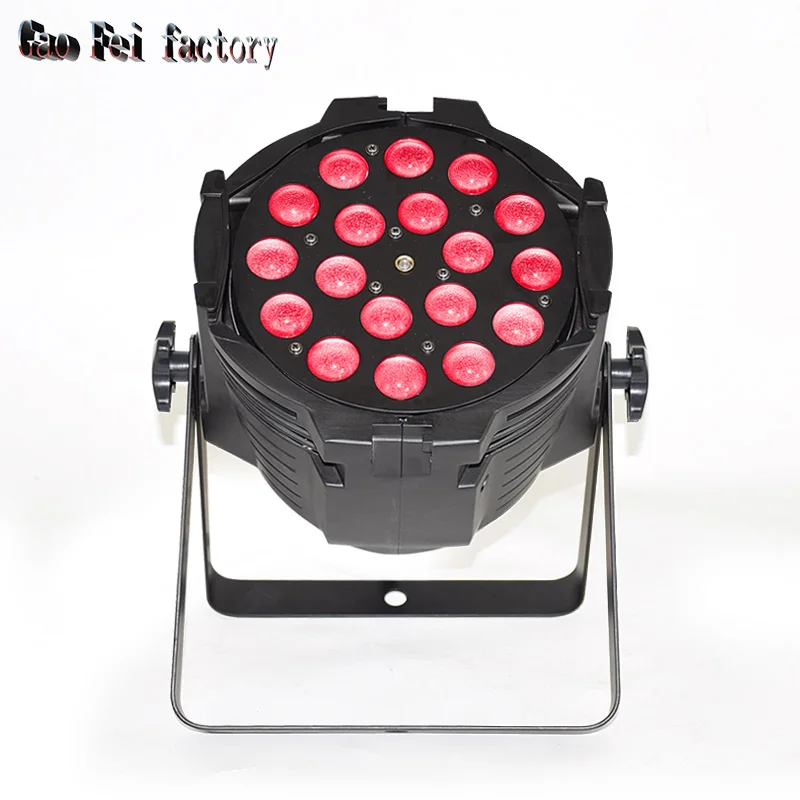 Led Party Lights DMX Wash LED Par 18X12W Stage Lighting Lyre Zoom Wash RGBW 4In1 Uplight For Disco Night Club DJ Concert