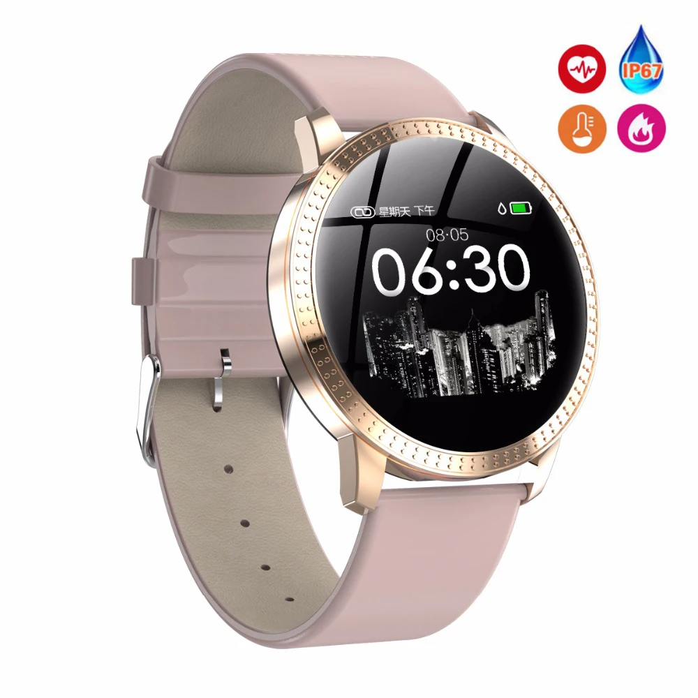 

Female Fitness Smart Watch Women Running Reloj Heart Rate Monitor Bluetooth Pedometer Touch Intelligent Sports Watch for Running