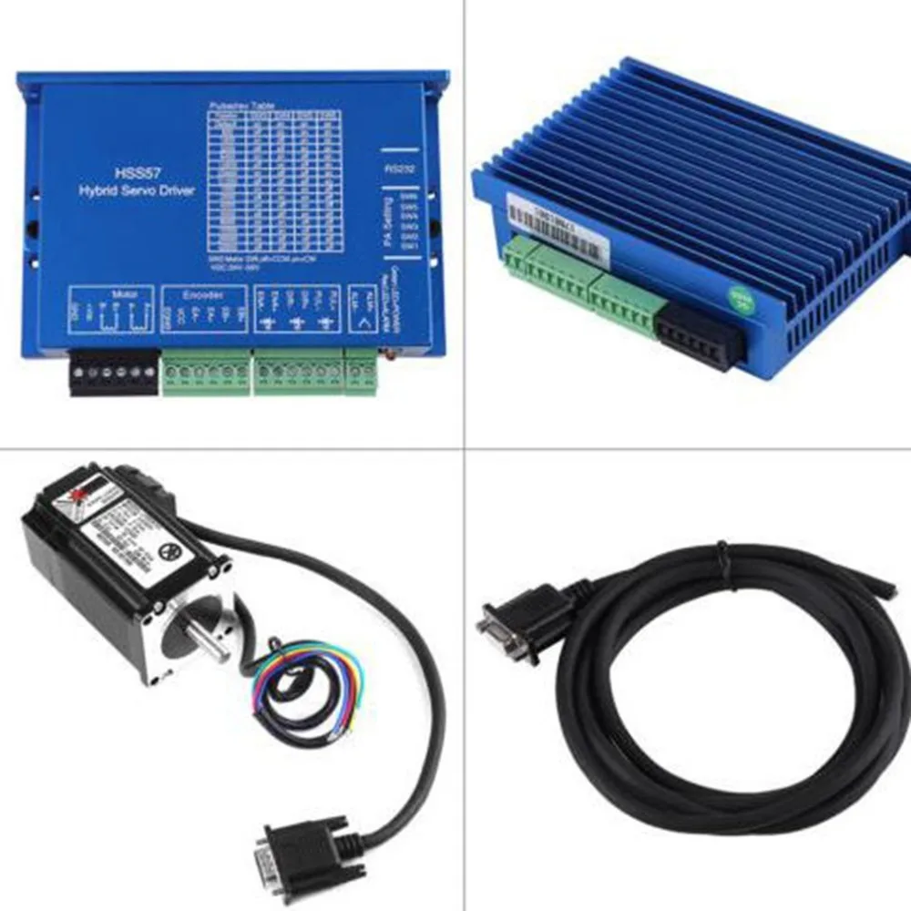 HSS57 nema шаговый двигатель 23 Шаг двигатель Гибридный сервопривод и 57HSE2N-D25 замкнутый-петельный шаговый двигатель