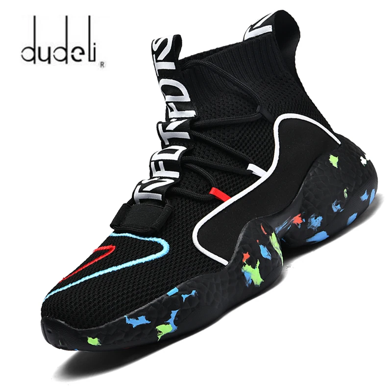 Men Sock Shoes Comfortable Fashion Breathable Sneakers Unisex Trainers Casual Outdoor Black And White High Top Platform Sneaker| | - AliExpress