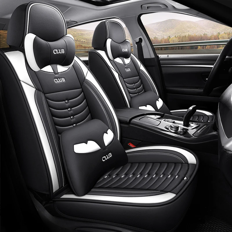

Full Coverage Eco-leather auto seats covers PU Leather Car Seat Covers for audi a4 b5 b6 b7 avant b8 b9