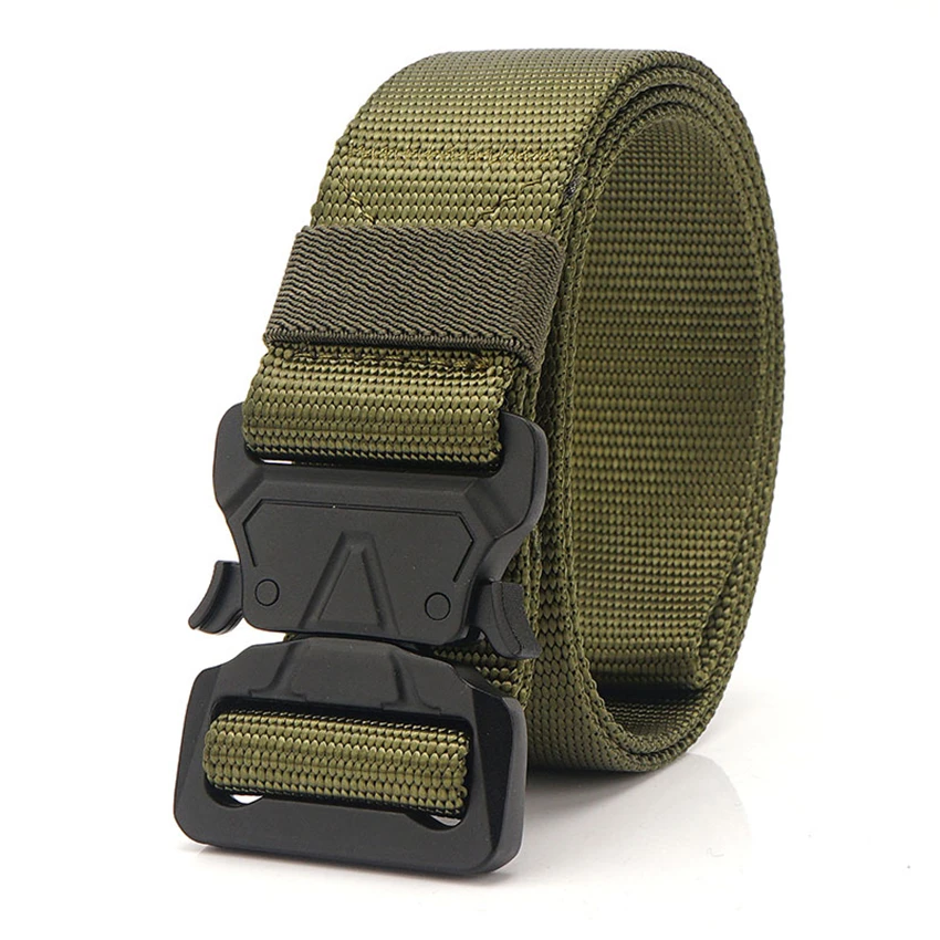 

New Men's Belts Metal Buckle Outdoor Tactical Designer Belts For Men Multifunctional Hunting Training High Quality Jeans Belt